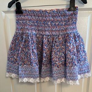 Poupette St Barth Sz S Skirt 14-15” across waist, 17”L